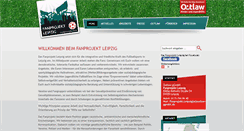 Desktop Screenshot of fanprojekt-leipzig.de
